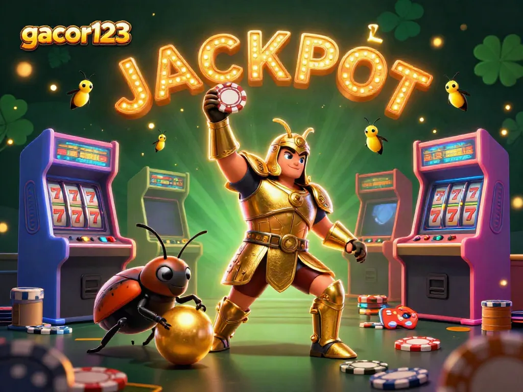 Engage with gacor123's winning strategies in a vibrant casino world filled with colorful games.