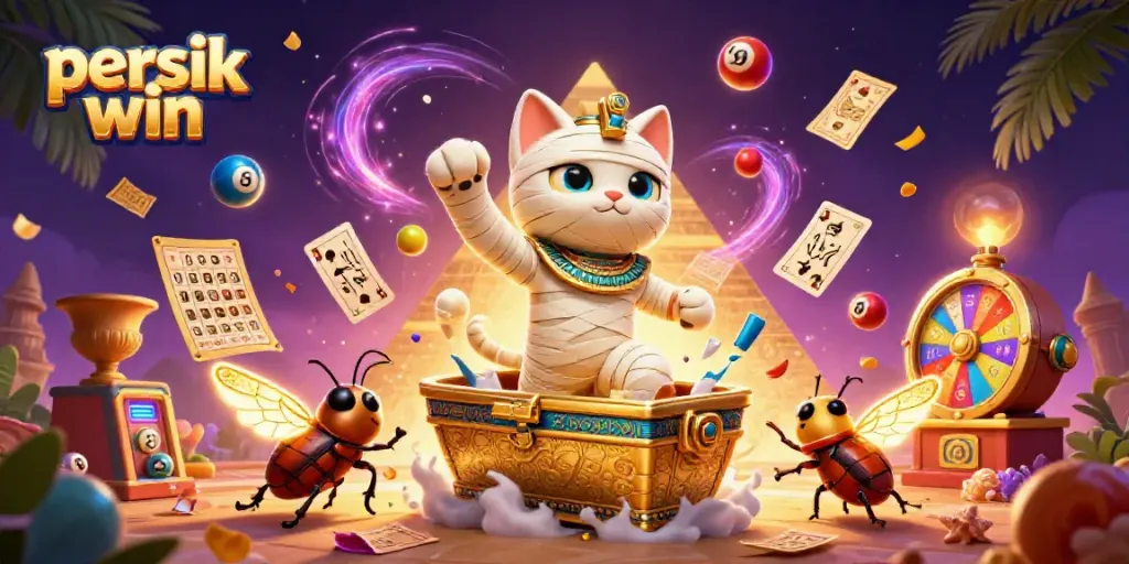 Permainan lotere di casino dengan karakter "persik win" yang menarik dan menghibur.