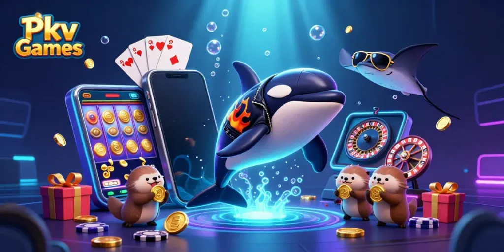 Experience Pkv Games with vibrant gaming elements and engaging characters in a rich underwater scene.