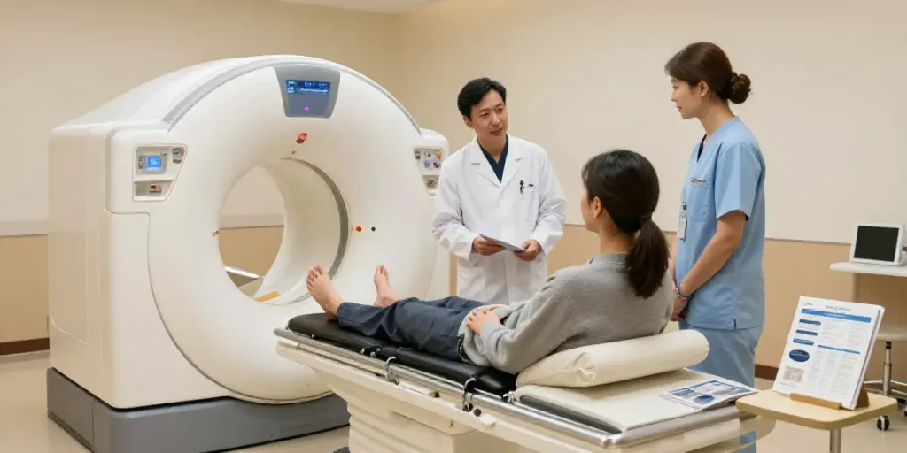 Radiologie Wolfsburg - freundliche Untersuchung im modernen Diagnostikzentrum.