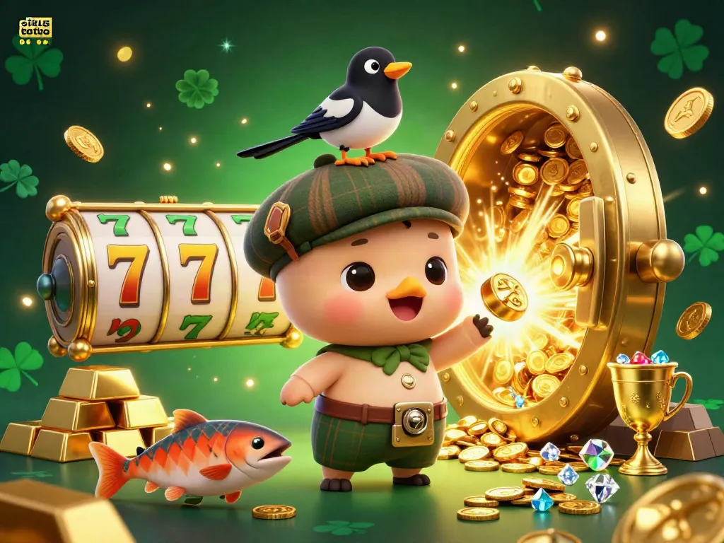 Engage with situs toto's vibrant gambling scene featuring adorable characters and dynamic game elements.