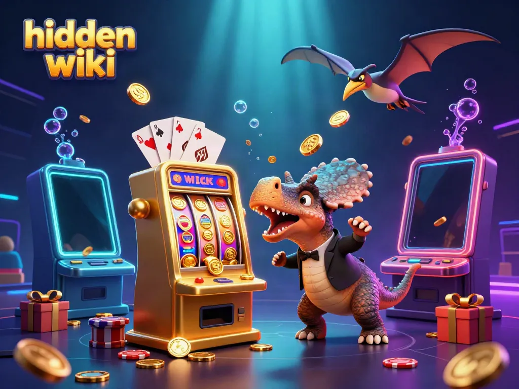 Witness hidden wiki characters bringing a jackpot frenzy to life in an energetic casino scene.