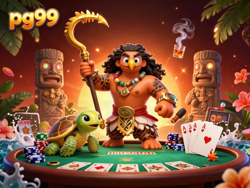 Experience thrilling gameplay with pg99, featuring vibrant poker action and charismatic characters.